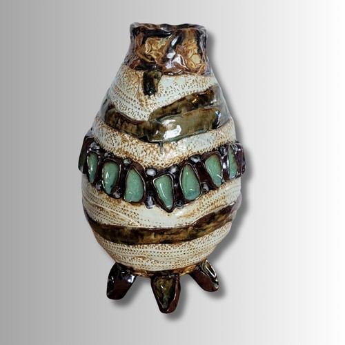 SL-572 Vessel, Stoneware Motherload of Sky Stones $320 at Hunter Wolff Gallery